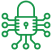 a green lock with a black background