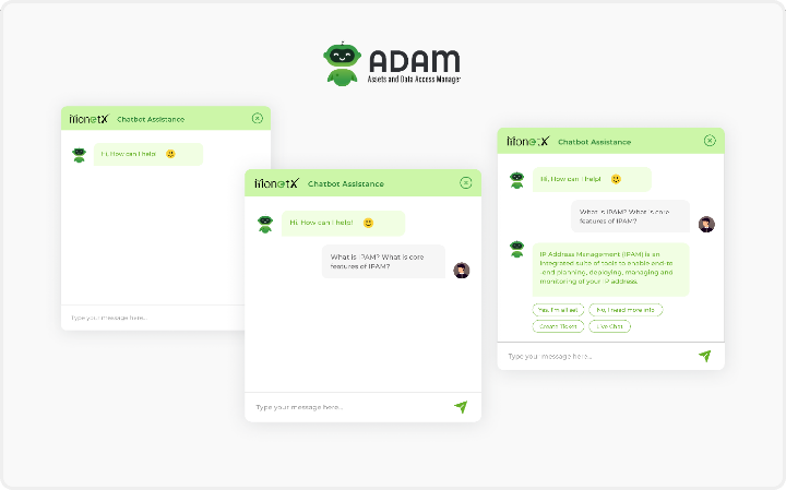 a screenshot of a chatbot