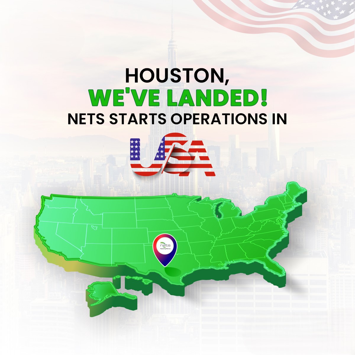 𝗡𝗘𝗧𝗦 𝗘𝘅𝗽𝗮𝗻𝗱𝘀 𝘁𝗼 𝗨𝗦𝗔