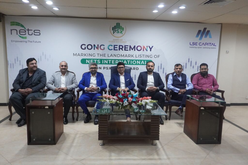 NETS Pakistan (GEMNETS) Goes Public on PSX GEM Board 